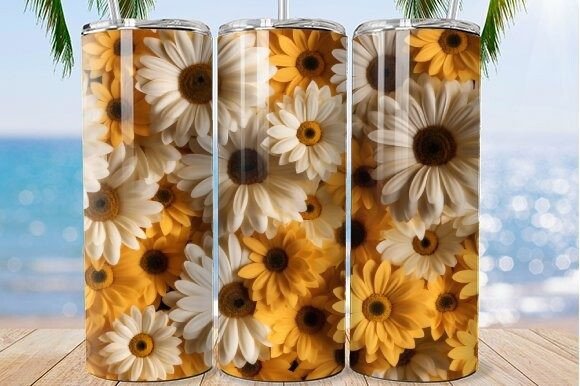 Download Dazzling Daisy Tumbler - Premium Resources
